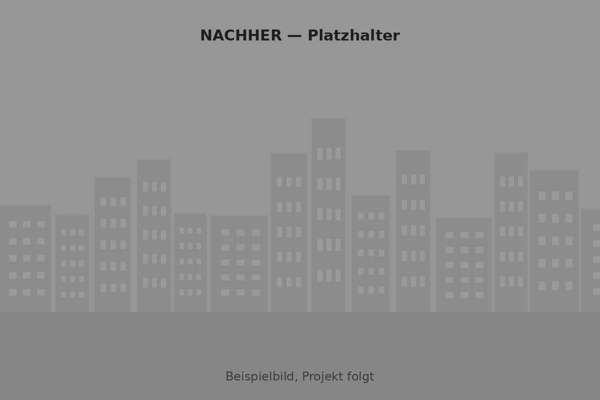 Beispielobjekt nach der Modernisierung, Platzhalterbild